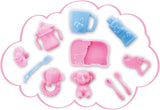 Simba Steffi Love Sweet Dreams / Păpușă cu bebeluș drăguț și pătuț / cu funcție de strălucire în întuneric / 12 piese / 29cm / Pentru copii cu vârsta de 3 ani și peste