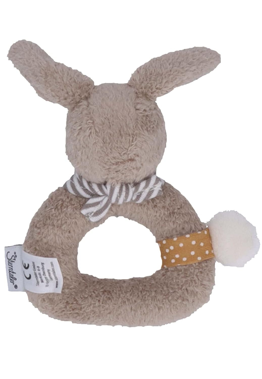 Sterntaler baby unisex jucărie de prins jucărie de prins pentru copii iepuraș fericit - jucărie de prins pentru copii, jucărie de prins pentru copii, jucărie pentru copii - maro Jucarii Bebe Naty Shop