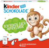 Kinder Chocolate (20 x 50g) – Cadou de Ziua Îndrăgostiților pentru el și ea, dulciuri pentru Carnaval și Mardi Gras – Batoane de ciocolată din ciocolată cu lapte umplută – 20 de pachete a câte 4 batoane individuale fiecare
