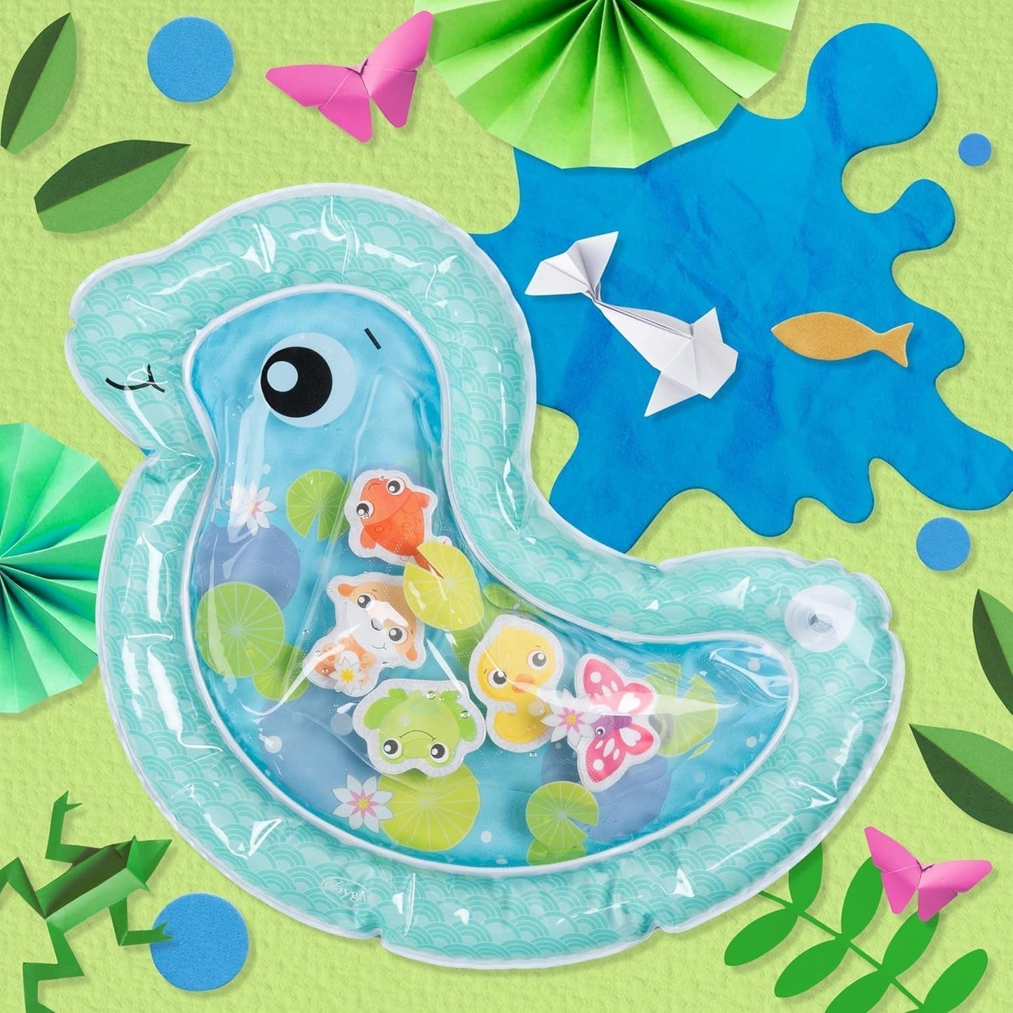 Playgro apă mat copil, gonflabile apă juca mat copil jucărie jucărie senzoriale pentru 3 6 9 luni Jucarii Bebe Naty Shop