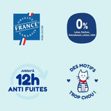 - Windeln Größe 1 (2-5 kg) – gesund und extrem saugfähig – 12 Stunden auslaufsicher – ohne unerwünschte Substanzen – hergestellt in Frankreich – erschwinglicher Preis – 120 Einwegwindeln