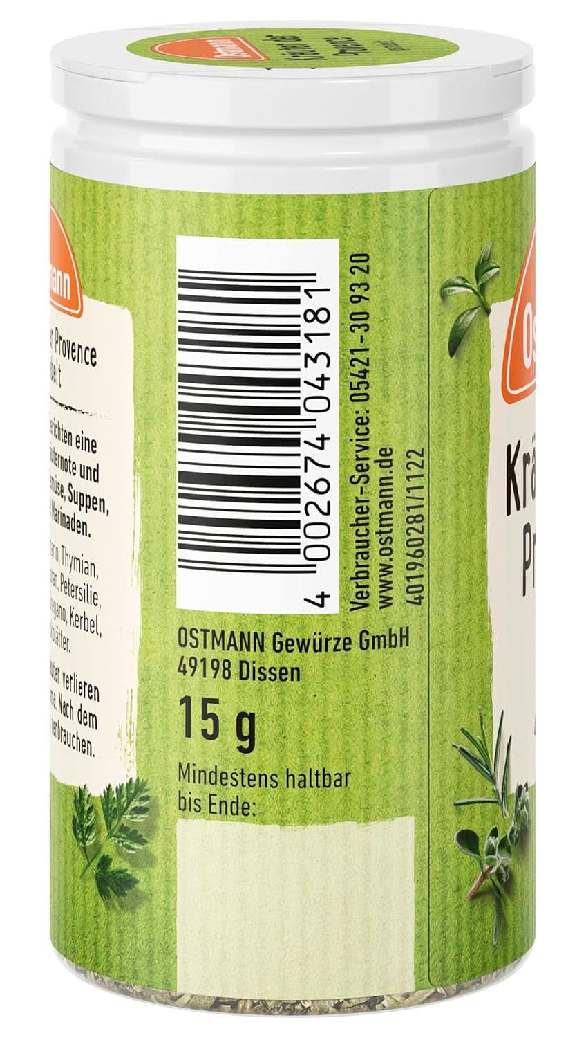 Ierburi de Provence Ostmann, 15 G Condimente Naty Shop