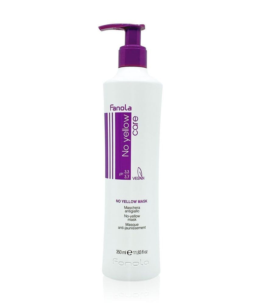 Fanola No Yellow Mask - tratament de îngrijire, 1 litru Masca de par Naty Shop 350 Ml (1 pachet)