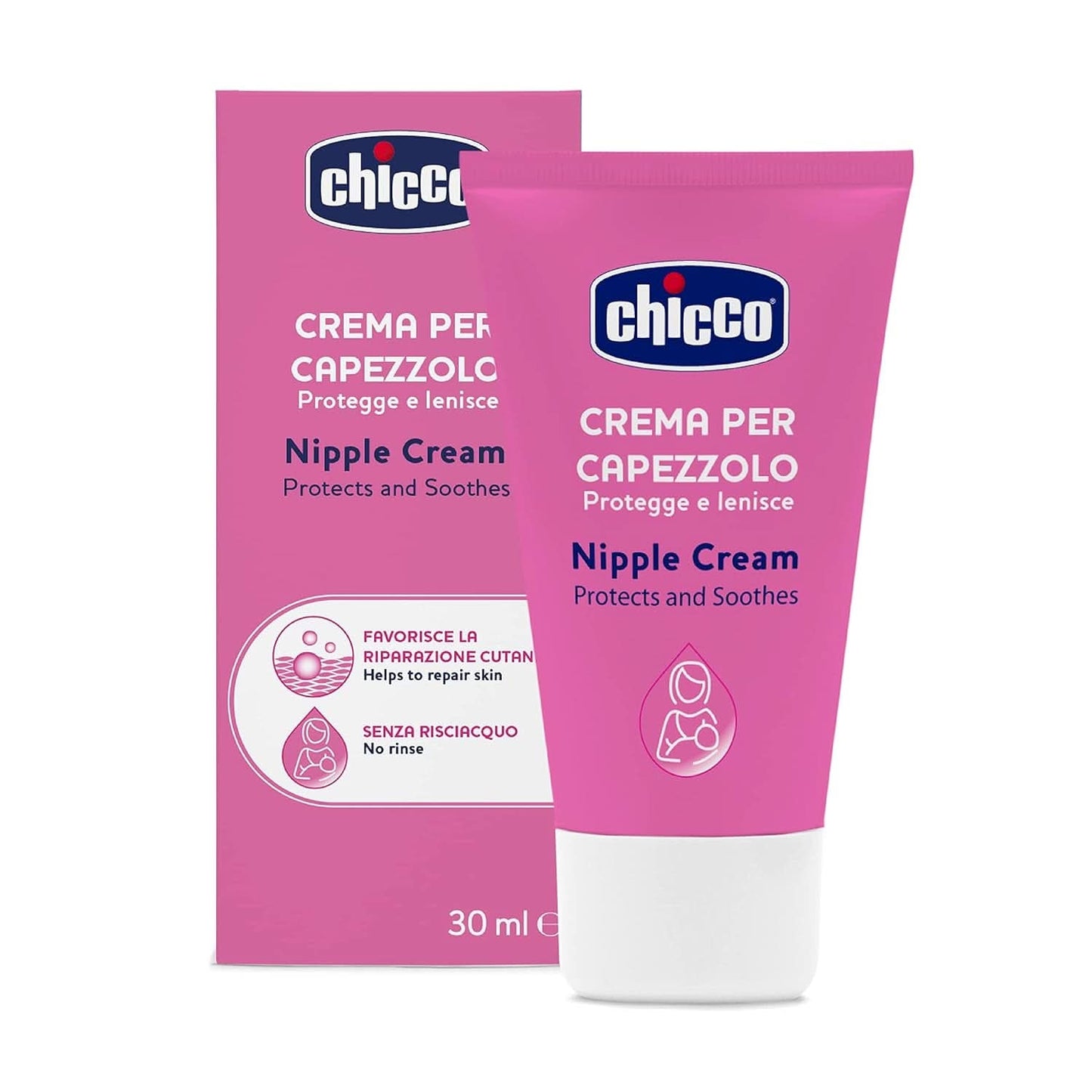 Chicco Brustwarzencreme, Bereitet Die Brustwarze Auf Das Stillen Vor, Nährend, Parfümfrei Und Sicher Für Kinder, Hinterlässt Keine Flecken Auf Dem Gewebe Accesorii Hrana si Alaptare Bebe Naty Shop