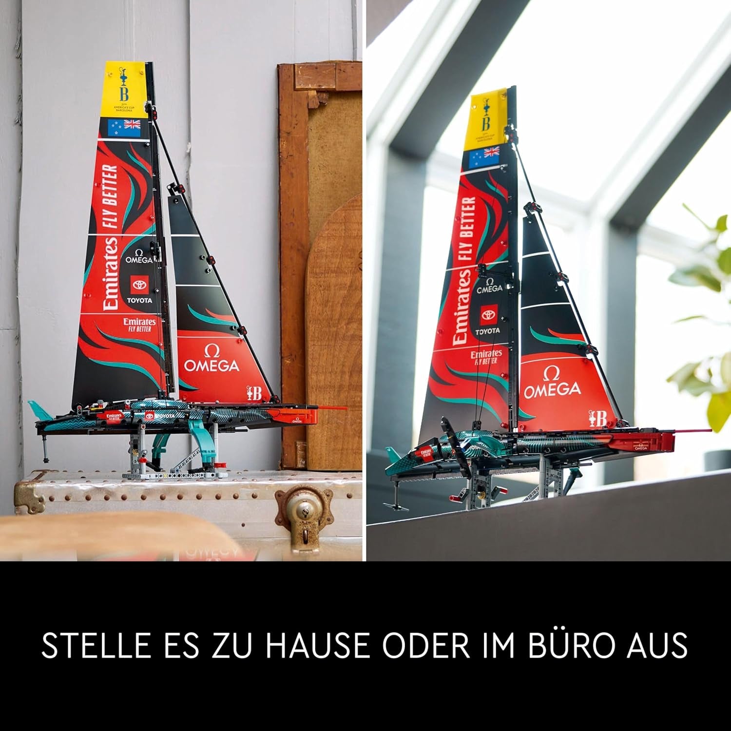 LEGO Technic Emirates Team New Zealand AC75 Racing Yacht, set de construcție cu barcă cu pânze pentru adulți, cadou pentru bărbați și femei, activitate creativă și relaxantă 42174 Seturi de constructie Besuche den LEGO-Store