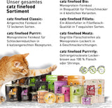 Hrană umedă pentru pisici Catz Finefood Purrrr cu monoproteină și somon nr. 105, pentru pisici cu digestie sensibilă, 16 x 80 g