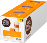 NESCAFÉ DOLCE GUSTO Krups KP3405 Genio S Plus Capsule Machine | Espresso Boost, 15 Bar Pump Pressure | 0.8 L Water Tank | 1500 Watt | Colour Red mit Latte Macchiato
