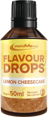 Picături aromate Ironmaxx - Fără calorii și fără zahăr, 50 ml Arome Naty Shop Lemon Cheesecake