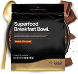 Protein Works | Mic dejun cu superalimente - Inovație GOLD, Cereale premiate, Muesli proteic, Bogat în nutrienți cu cereale, semințe și ovăz, Bogat în fibre, Măr și scorțișoară, 10 porții, 600g