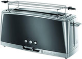 Cafetieră Russell Hobbs Luna Grey [Temporizator digital, Cap de duș pentru extracție și aromă optime] (1 până la 12 cești, Carafă din sticlă de 1,5 l, Placă de încălzire, 1000 W) Cafetieră cu filtru 23241-56