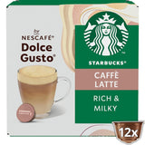 STARBUCKS Caffè Latte by Nescafé Dolce Gusto Kaffeekapseln 6 x 12 (72 Kapseln)