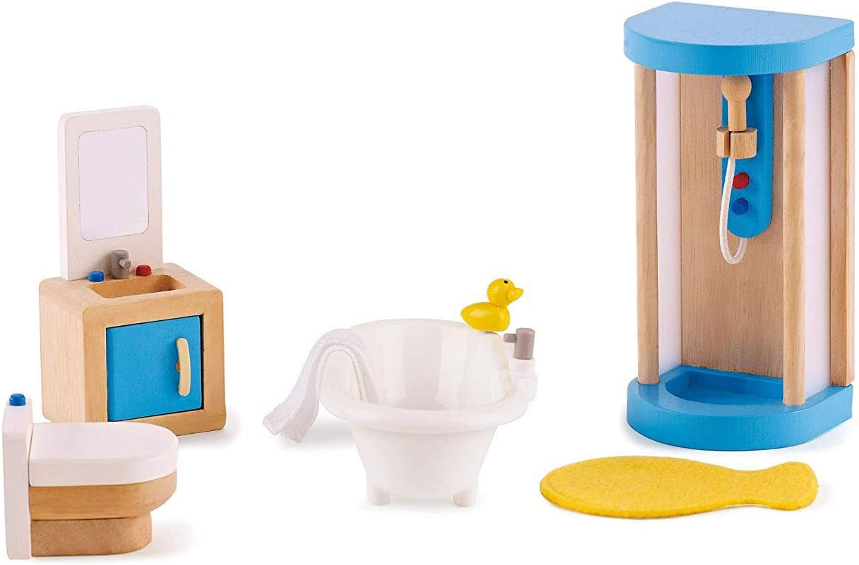 Hape E3459 - Camera copilului, mică Casute de papusi Naty Shop Piscină de familie