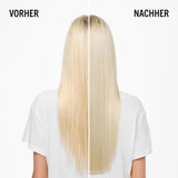 Schwarzkopf Professional BLONDME Bond Repair Purple Mask Mască pentru păr rece Neutralizează tonurile galbene pentru părul vopsit, albit și deschis Condiționare profundă și întărire 200 ml Masca de par Naty Shop