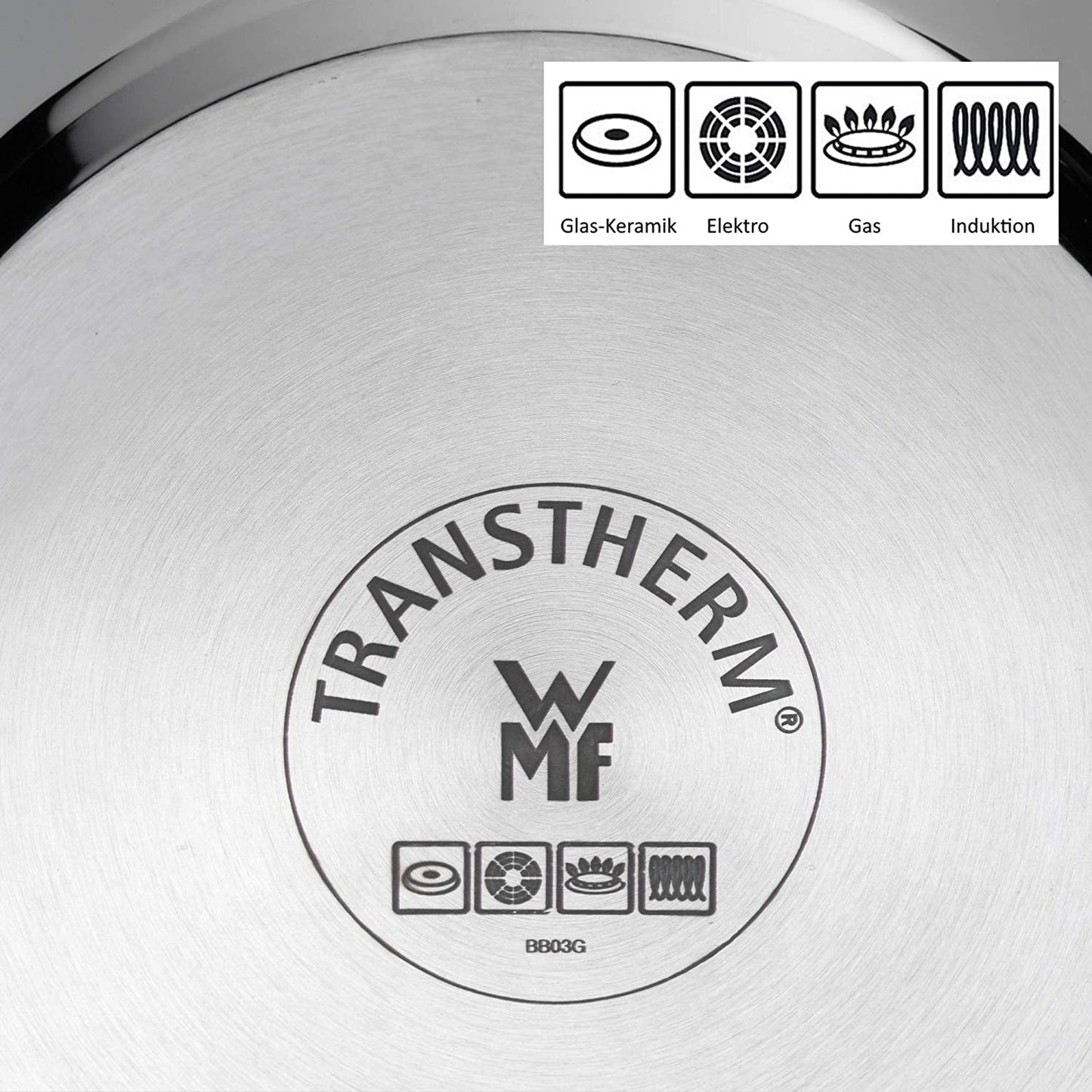 WMF Durado tigaie de servire/prăjire 28 cm inducție, oțel inoxidabil Cromargan acoperit, acoperire ceramică, rezistentă la cuptor Oale si Tigai Naty Shop
