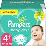 Scutece Pampers 81657566 Baby-Dry Pants, albe