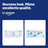Șervețele umede pentru bebeluși ultrasensibile de la Amazon, 100% fibre vegetale, 99% apă, 1080 de șervețele, fără parfum, 18 pachete a câte 60 de șervețele fiecare (vândute anterior sub marca Mama Bear, produs identic)