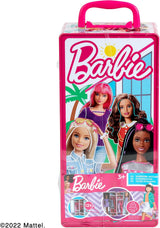 Theo Klein 5801 Barbie Dulap cu șine de haine și compartimente, jucărie pentru copii cu vârsta de 3 ani și peste, include accesorii, multicolor