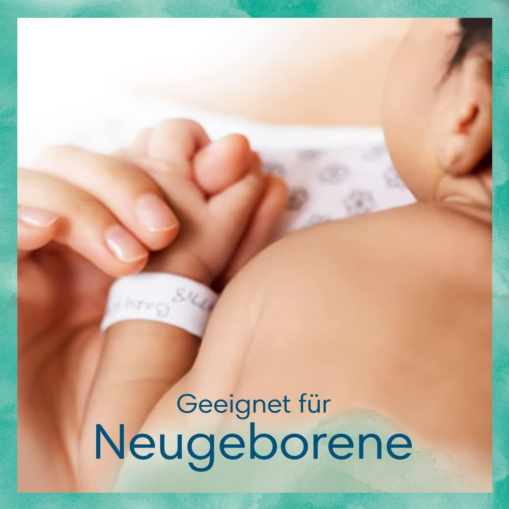 Casetă de rezervă 2320 Plus 2017 (pachet de 6) și cutie de șervețele umede Pampers Harmony Aqua pentru bebeluși, 720 de șervețele (15 x 48), protecție delicată a pielii cu 99% apă