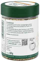 Fuchs Gewürze - Kreuzümmel ganz - orientalisch-nussige Note für Falafel und Linsengerichte - natürliche Zutaten - 60 g in wiederverwendbarer, recyclebarer Dose