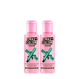 GO TOXIC UV cremă semipermanentă pentru colorarea părului, 100 ml (1 pachet) Vopsea pentru par Naty Shop Verde 100 Ml (pachet de 2)