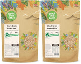 Orez brun cu bob scurt Wholefood Earth - fără OMG - natural - vegan - fără lactate - fără zahăr adăugat, 2 kg
