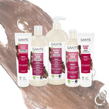 SANTE Naturkosmetik Glossy Shine Mask extract organic de frunze de mesteacăn + complex proteic de 3 ori, mască de păr fără silicon și hidratantă, îngrijire vegană a părului pentru mai multă strălucire și suplețe, 150 ml Masca de par Naty Shop