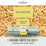 Paste spaghete organice nr. 5 - 500 g din grâu Khorasan – Grâu antic, bogat în proteine, cultivat 100% italian – Versatile în bucătărie și bogate în nutrienți
