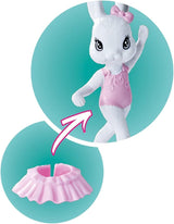 Simba 105733603 - Steffi Love Balerina Dansatoare, păpușă Steffi ca balerină cu prieten animal și fustă rotativă, păpușă de joacă 29 cm, de la 3 ani