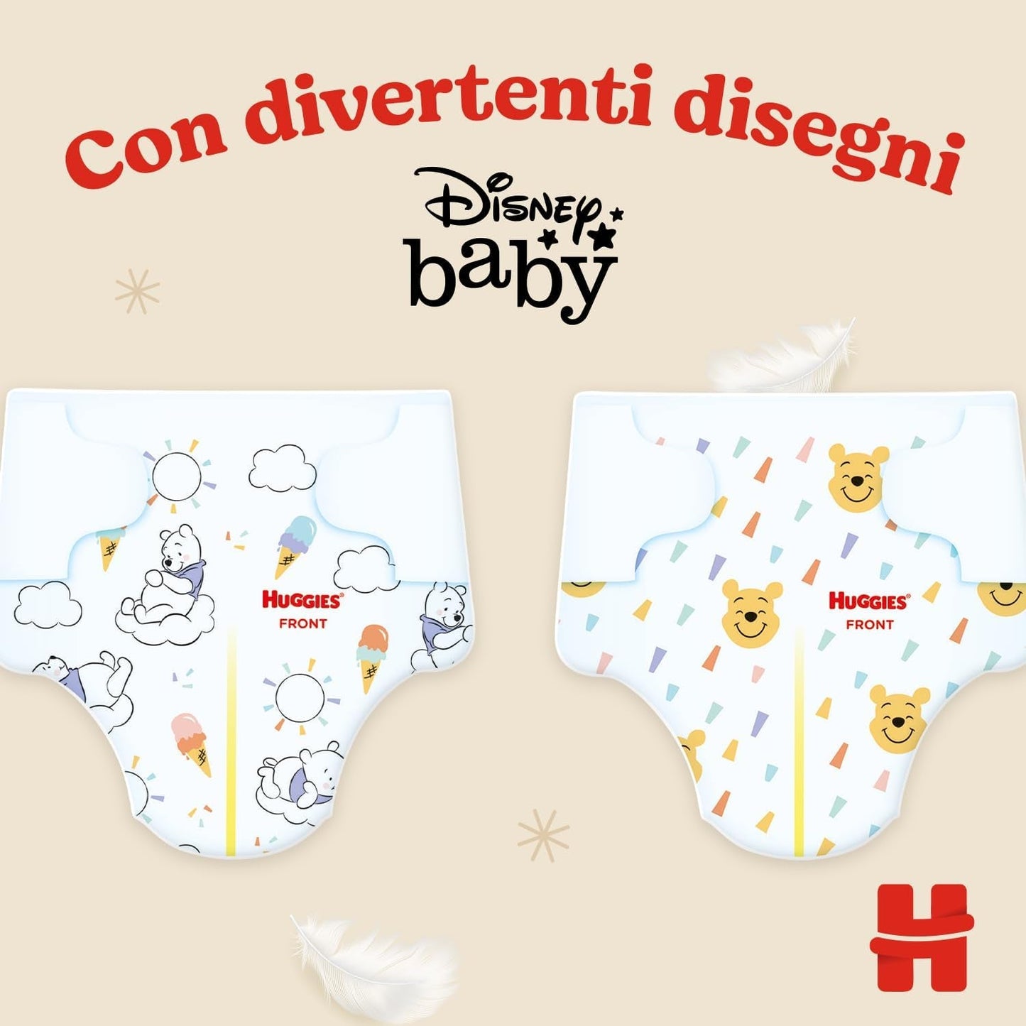 Scutece Huggies Extra Care, mărimea 3 (6-10 kg), 2 pachete a câte 40 de scutece