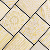 MWOOT 10 Blätter Gold Nagelsticker Abziehbilder Nail Art Sticker, 3D Selbstklebende Nagelaufkleber Set Linien Streifenband Design,Diy Metallisch Nailart Aufkleber Maniküre Zubehör Für Nagel Dekoration