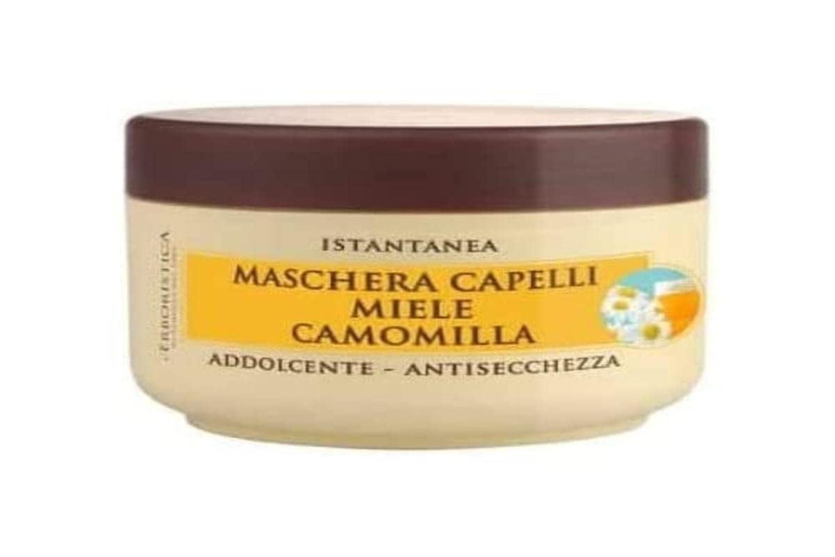 L'Erboristica mască instantanee de păr miere și mușețel, moale și împotriva căderii părului, 200 ml Masca de par Naty Shop Titlu implicit