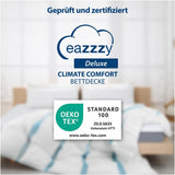 Plapumă Genius Eazzzy Climate Comfort 155 X 220 Cm, Etanșă la fibre, Plapumă ușoară pentru toate anotimpurile, Plapumă respirabilă, Temperatură plăcută pentru somn, Plapumă pentru toate anotimpurile Plapumi si pilote Naty Shop