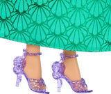 Păpușa Mattel Disney Prințesa Ariel, păr lung pentru coafat, poziționabilă, pantofi și diademă detașabile, cadouri Disney, jucărie pentru vârste de la 3 ani în sus, HLW10