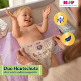 Scutec HiPP Extra Soft Premium Mărimea 1 Nou-născut 2-5 kg, 72 bucăți (3 pachete a câte 24), cu protecție anti-scurgere în 3 moduri și protecție dublă a pielii