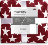 Celinatex pătură pufoasă 150 X 200 Cm Bordeaux pătură canapea canapea pătură moale stele Microfibre Fleece Oeko-Tex Moonlight Paturi si Cuverturi Besuche den CelinaTex-Store