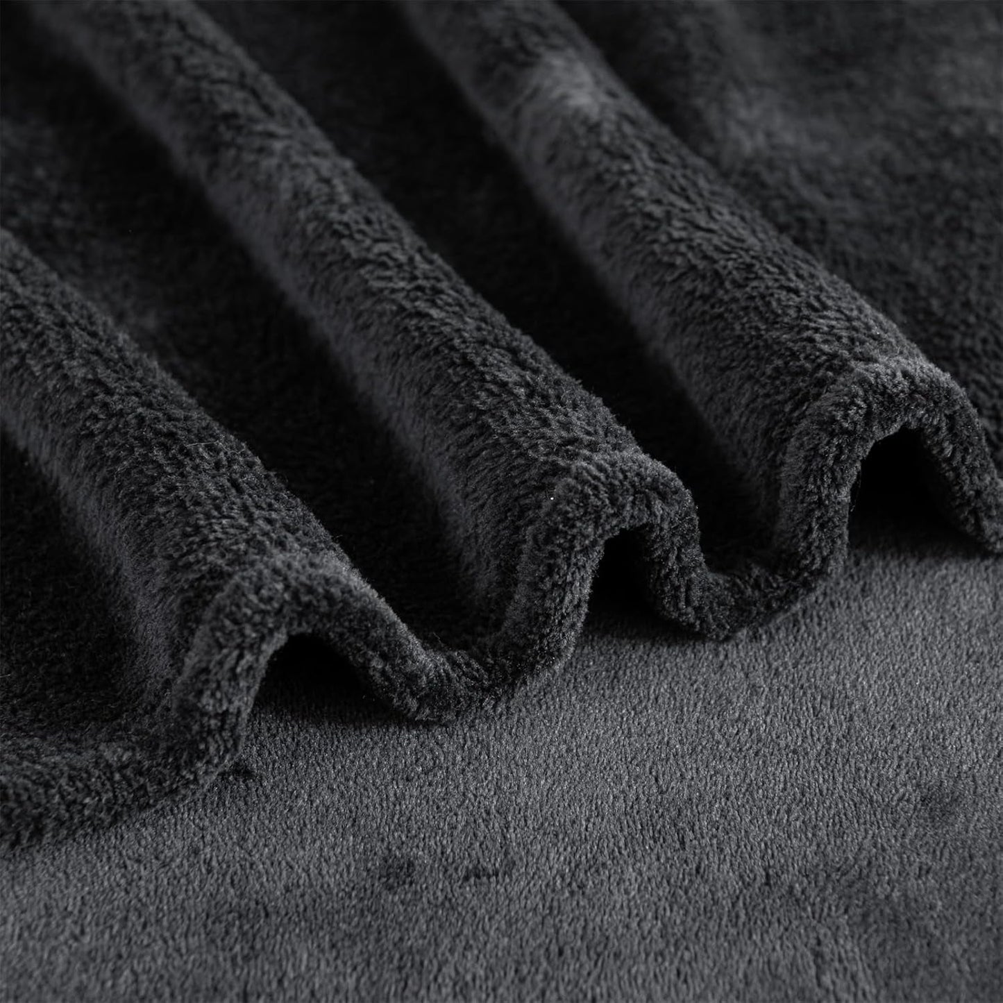 Good Nite Cosy Pătură Pătură pufoasă Pătură de pat Pătură de canapea XL Pătură de locuit Pătură din fleece 150X200Cm Negru Soft Warm Pături Pătură pufoasă Paturi si Cuverturi Good Nite
