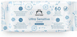 Șervețele ultrasensibile pentru bebeluși Mama Bear, fără parfum, 1008 număr (18 pachete de 60) Naty Shop