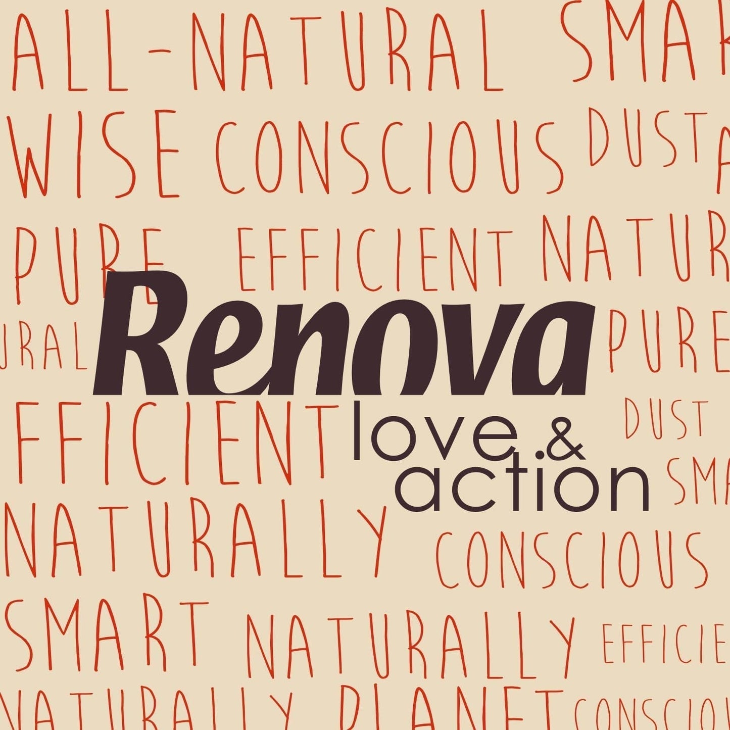 Hârtie igienică Renova Eco Love & Action, 4 bucăți