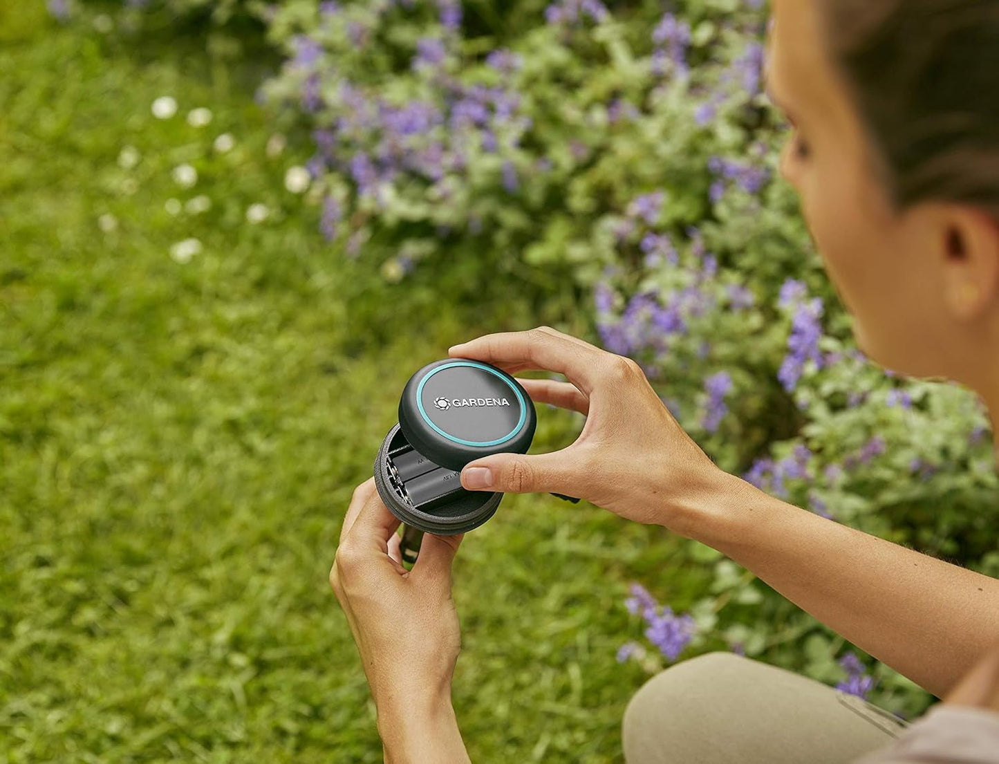 Cablu prelungitor Gardena (10 m) pentru senzor de ploaie și senzor de umiditate a solului, cablu de conectare cu sistem Easy Click, extensibil până la 105 m, pentru utilizare supraterană și subterană (01868-20)