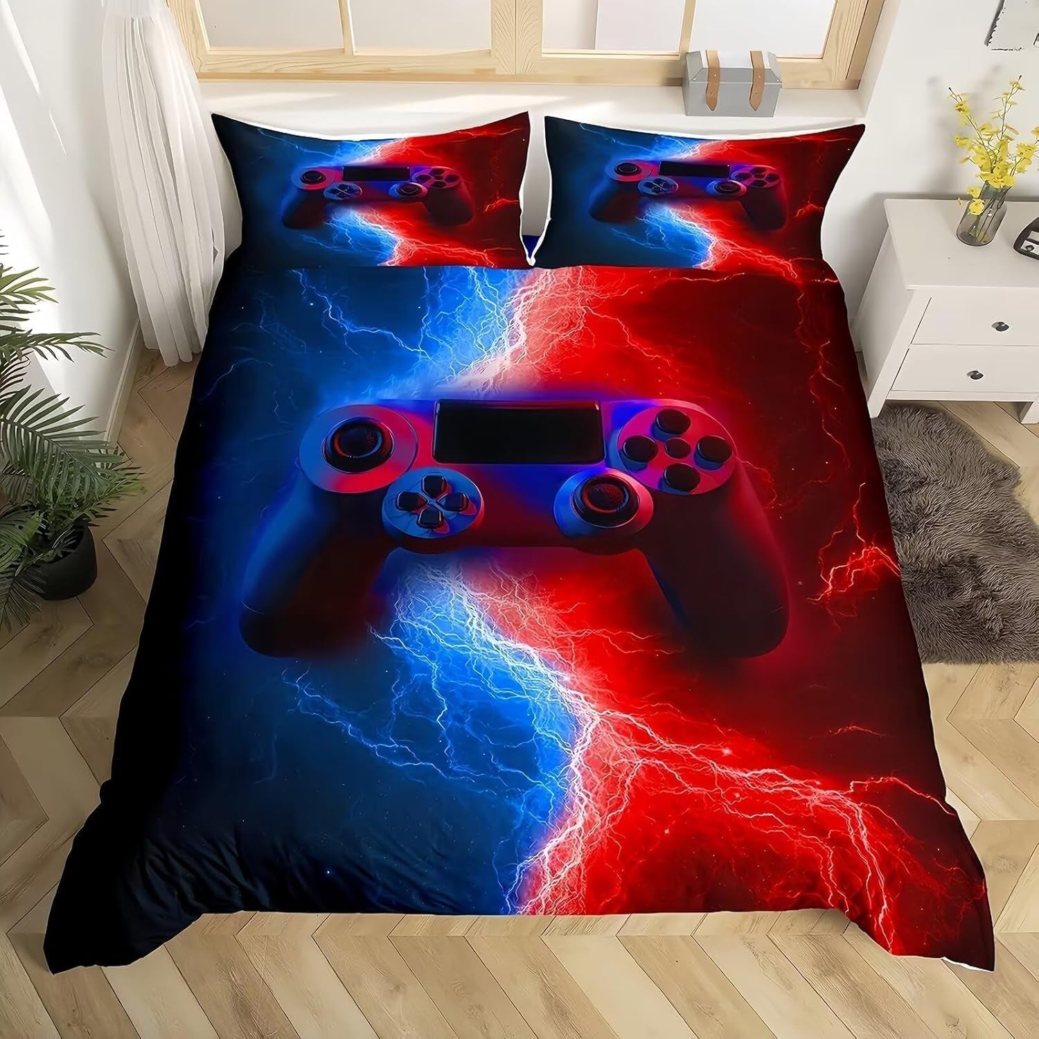 Kids Mädchen Cute Katze Kitty Katzenmotiv Bettwäsche Kinder Katzenbettwäsche Kinderbettwäsche Bed Duvet Cover Bedding Set 135×200Cm