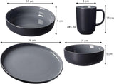Set de veselă combinat Ritzenhoff & Breker Jasper | 16 piese