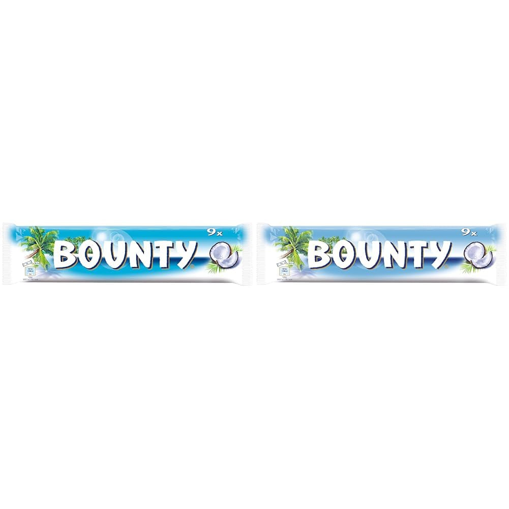 Batoane de ciocolată Bounty | Nucă de cocos și ciocolată | Diverse dimensiuni de ambalaj