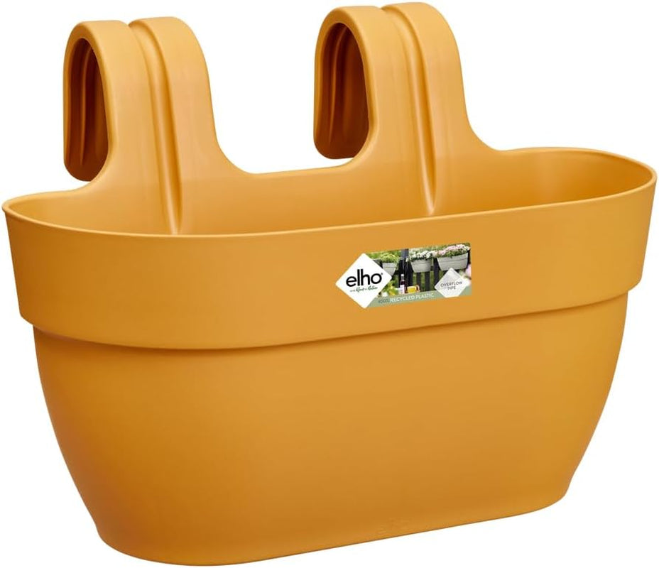 elho Vibia Campana Easy Hanger M 36 - Ghiveci pentru balcon și exterior - Ø 36,0 x H 26,5 cm - Negru/Antracit