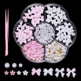 GZMAYUEN 920Pcs Gold Silber Flatback Perlen Für Nägel, Halbrunde Weiße Beige Nail Perlen, Kleine Halbrunde Flatback Perlen Für DIY Nail Art Decor