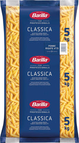 Paste Penne Rigate din grâu dur Barilla n. 73 – Pachet de 1 (1x5kg)