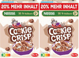 Nestlé Cookie Crisp (+20%), cereale cu cereale integrale sub formă de biscuiți pentru micul dejun pentru copii, pachet de 1 (1x450g)