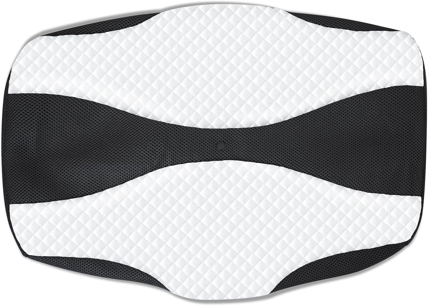 SAHEYER pernă ortopedică pernă de susținere a gâtului pernă pentru cap, pernă ergonomică pentru gât pernă pentru dormit lateral 60 X 40 X 13/11 cm pernă din spumă cu memorie pentru dormit lateral, spate și stomac Perne ortopedice cervicale Naty Shop Husă de pernă neagră