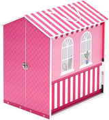 Teamson Kids - Casă de păpuși Dreamland City Café 30 cm - Roz/Alb/Negru