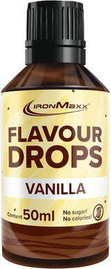 Picături aromate Ironmaxx - Fără calorii și fără zahăr, 50 ml Arome Naty Shop Vanilie