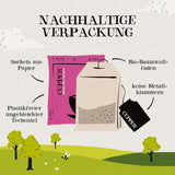 4Er Pack CUPPER Ceai de fructe bio „Cranberry &amp; Raspberry Infusion”, 4X20 pliculețe de ceai nealbe, ecologic, comerț echitabil